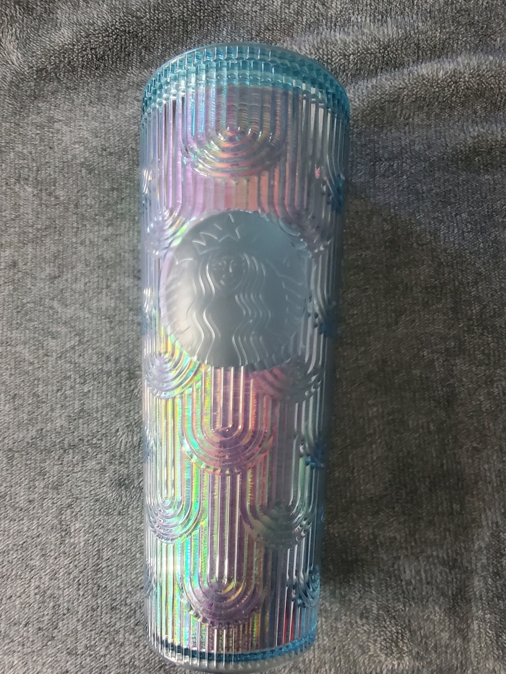 Starbucks Spring 2022 Iridescent Mermaid Scales Tumbler (Cold Cup) - Venti 24 oz